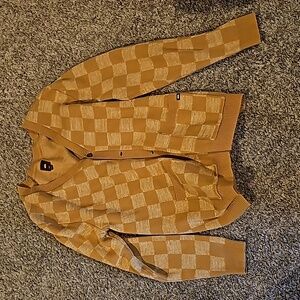 Vans checkerd Cardigan